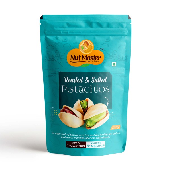 Nut Master California Roasted & Salted Pistachios - Jumbo