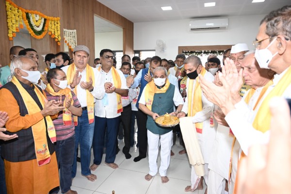 Inauguration of the Office of Vishv Umiyadham at Jaspur on Dhuleti
